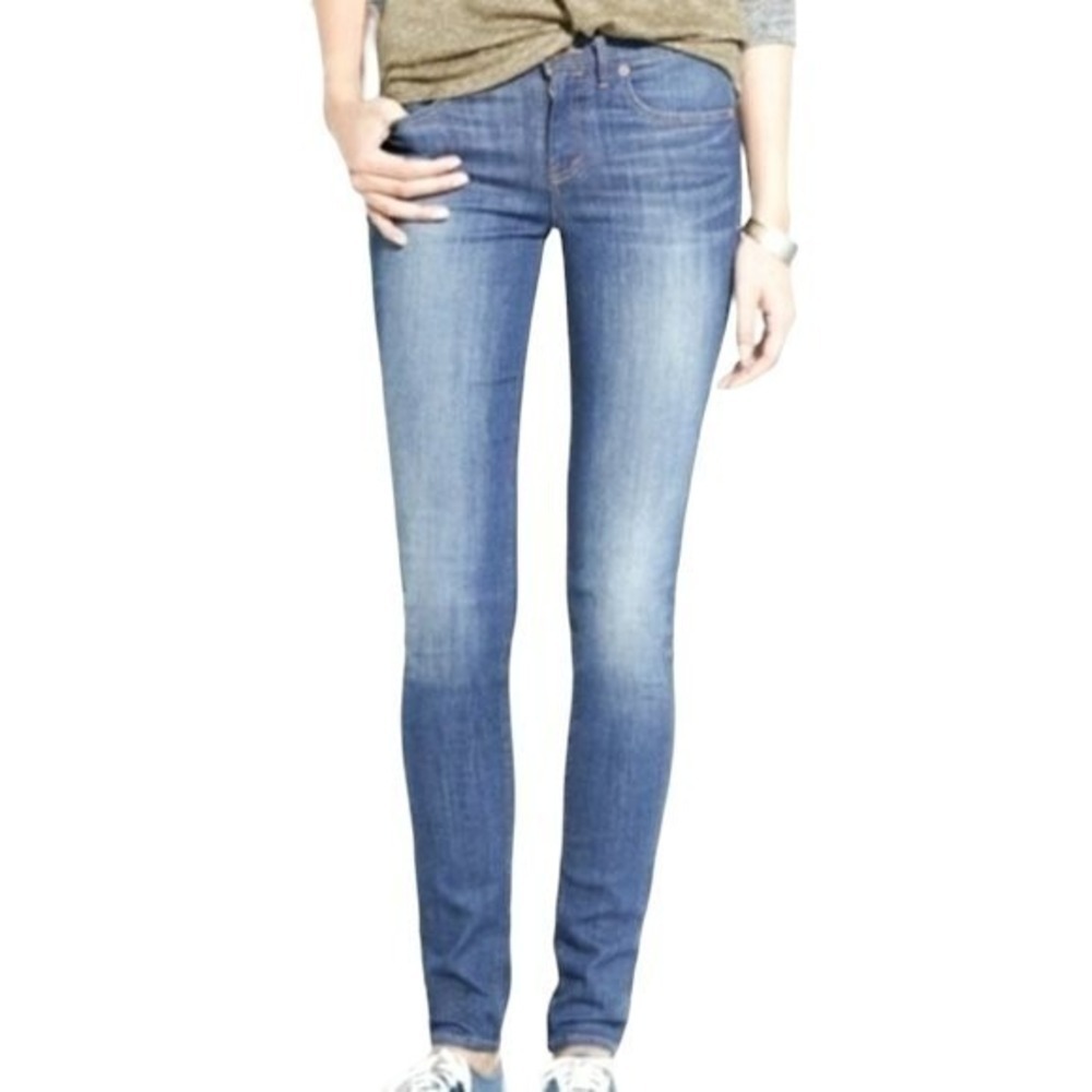 Madewell Skinny Skinny Faded Ankle Jeans- Size 29